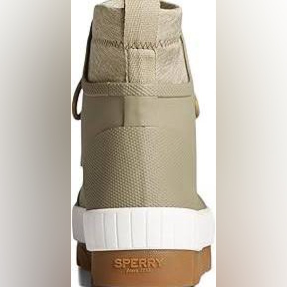 NWT Women’s Size 12 Sperry Torrent Olive Green Chelsea Rain Boots - Picture 11 of 16